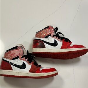 Nike Kids Jordan Sneakers Red and Black